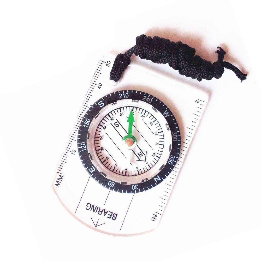 Map Compass Orienteering - เข็มทิศนิ้วหัวแม่มือสำหรับการเดินป่า อุปกรณ์กลางแจ้ง ไม้บรรทัดขนาดเล็ก แผนที่โปร่งใสสำหรับการอ่านแผนที่ เข็มทิศสำหรับลูกเสือ ไม้บรรทัดเข็มทิศสำหรับการนำทางกลางแจ้ง