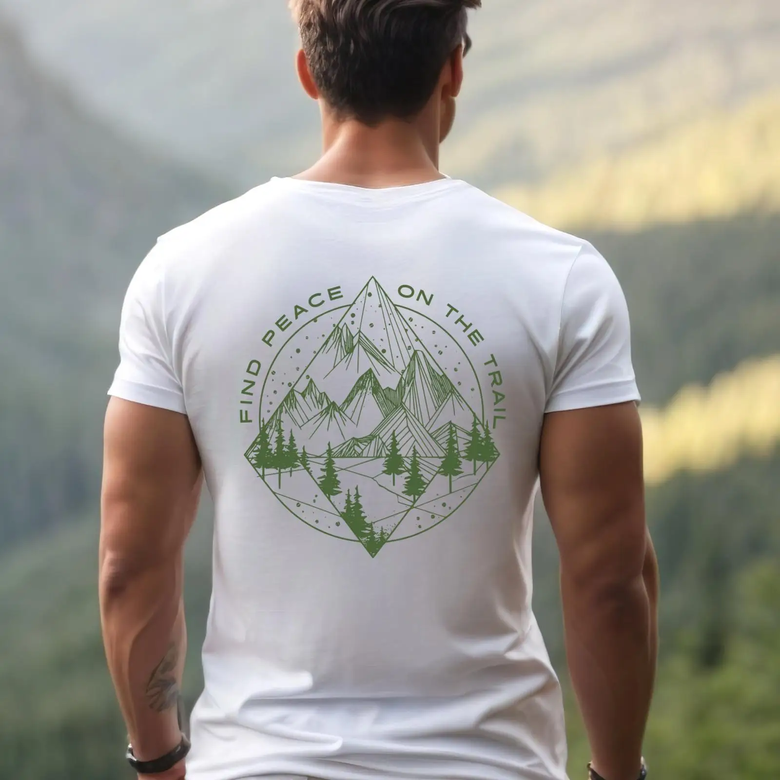 Outdoor Adventure Online - เสื้อยืดเดินป่า Find Peace on the Trail