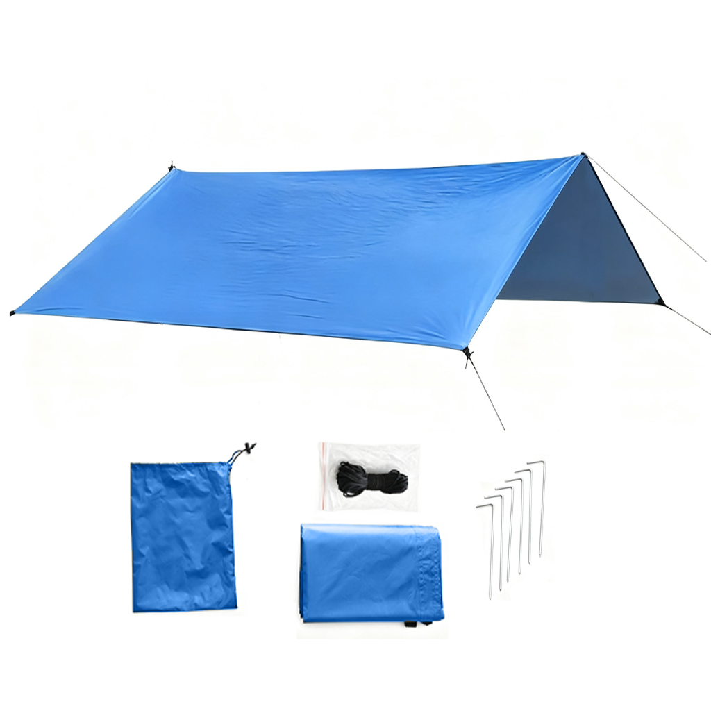 Hammock Rain Tarp - ผ้าใบกันน้ำ DANCHEL ขนาด 3x3 เมตร สำหรับตั้งแคมป์