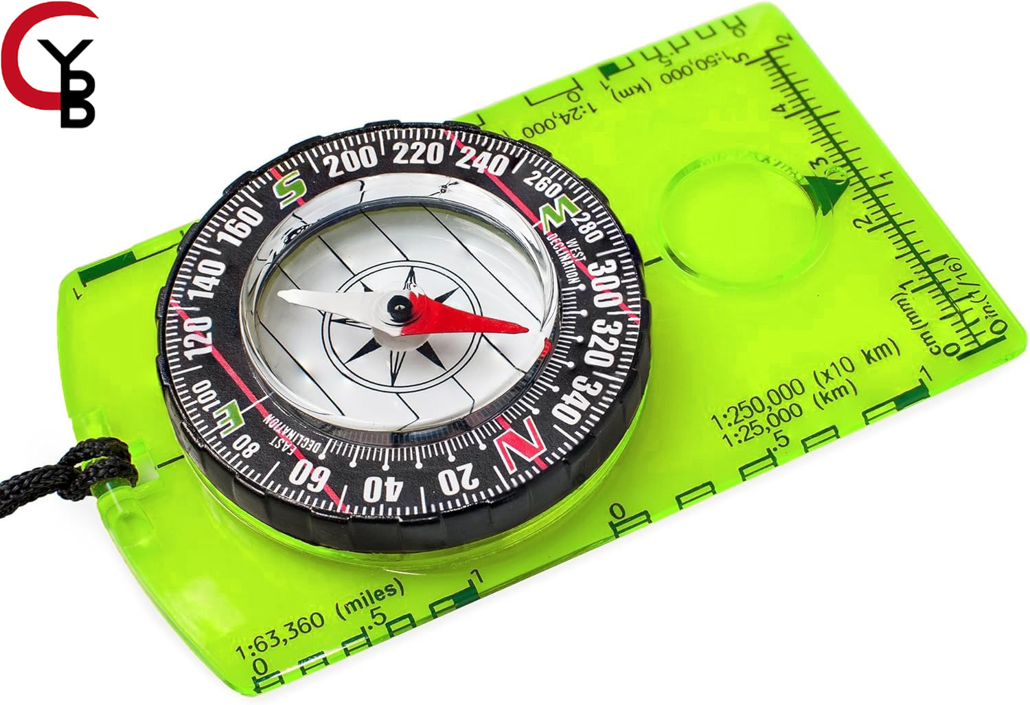 Map Compass Orienteering - เข็มทิศนำทาง YANBIGUO สำหรับการเดินป่าและการเดินทางแบบแบ็คแพ็ค | การนำทางแคมป์ปิ้งขั้นสูงสำหรับนักสำรวจ -