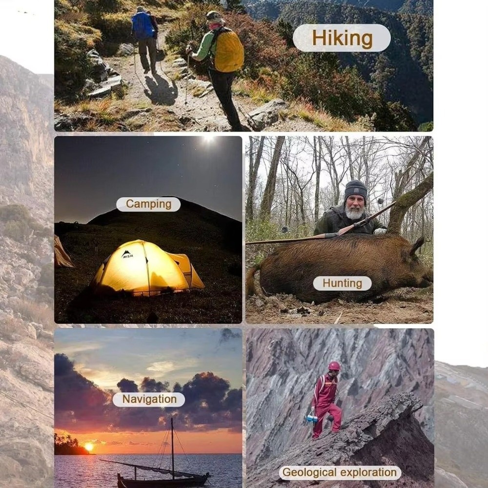 เข็มทิศกลางแจ้งแบบพับได้ รุ่นใ - Map Compass Orienteering บทวิจารณ์และราคา