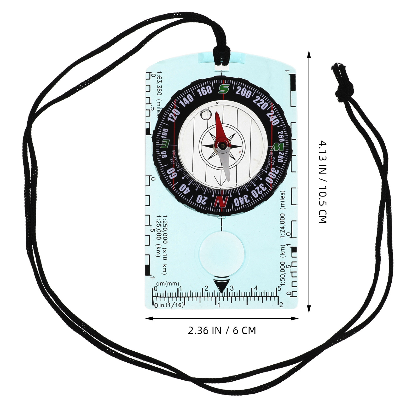 เครื่องมือสำรวจพร้อมเข็มทิศสำห - Map Compass Orienteering บทวิจารณ์และราคา