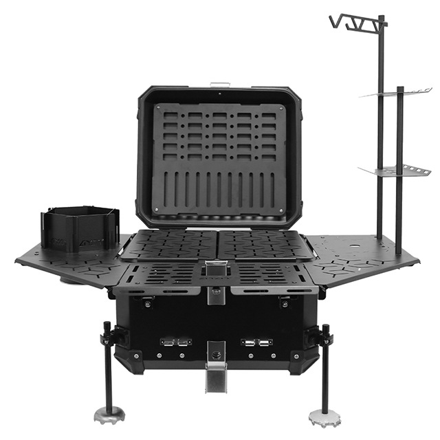 กล่องท้ายรถอเนกประสงค์ทำจากอลู - Outdoor Adventure Table With Storage บทวิจารณ์และราคา