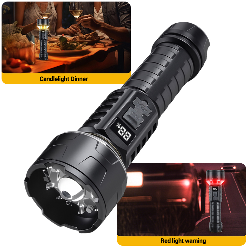 ไฟฉาย LED แบบ COB แบบชาร์จไฟได - Outdoor Adventures บทวิจารณ์และราคา