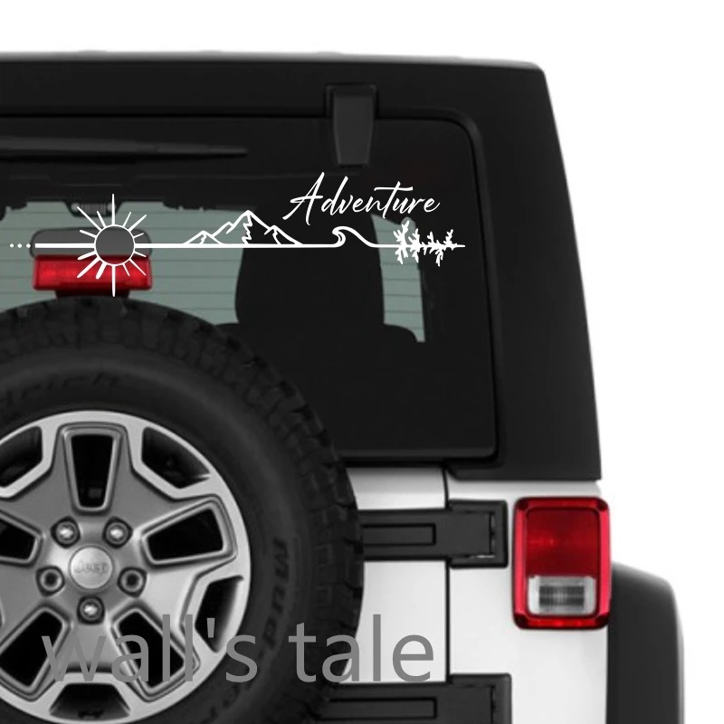 สติกเกอร์ไวนิลลายแคมป์ปิ้งผจญภ - Outdoor Adventure Logo บทวิจารณ์และราคา
