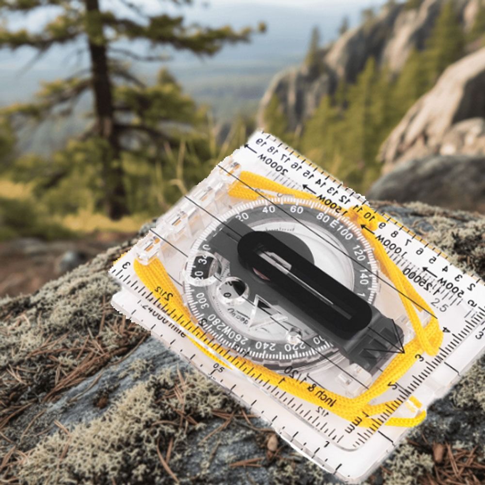 เข็มทิศนำทางแบบโปร่งใส น้ำหนัก - Map Compass Orienteering บทวิจารณ์และราคา